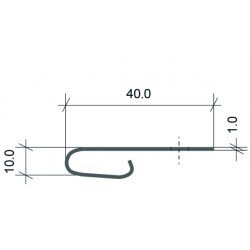 ЗАВЕРШАЮЩАЯ ПЛАНКА ДУБ ЗОЛОТОЙ 3,05м ТИМБЕР-БЛОК Ю-ПЛАСТ