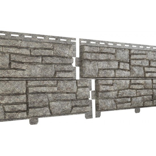 ФАСАДНАЯ ПАНЕЛЬ СЛАНЕЦ БЕЖЕВЫЙ 2000х225мм СТОУН-ХАУС Ю-ПЛАСТ