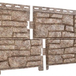 ФАСАДНАЯ ПАНЕЛЬ СЛАНЕЦ БУРЫЙ 2000х225мм СТОУН-ХАУС Ю-ПЛАСТ