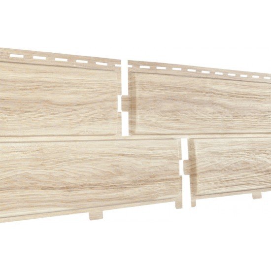 ФАСАДНАЯ ПАНЕЛЬ ХОКЛА ЛИСТВЕННИЦА СВЕТЛАЯ 2000х250мм Ю-ПЛАСТ