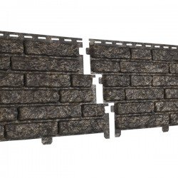 ФАСАДНАЯ ПАНЕЛЬ КВАРЦИТ КОРИЧНЕВЫЙ 2000х250мм СТОУН-ХАУС Ю-ПЛАСТ