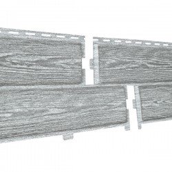 ФАСАДНАЯ ПАНЕЛЬ ХОКЛА ВИНТАЖ ПЕПЕЛ 2000х250мм Ю-ПЛАСТ