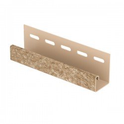 J-ПЛАНКА КЛИНКЕР БАЛТИК СВЕТЛАЯ МЕДЬ 3,05м ДЛЯ ФАСАДНЫХ ПАНЕЛЕЙ СТОУН-ХАУС S-LOCK Ю-ПЛАСТ