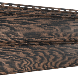 САЙДИНГ БЛОК-ХАУС ДУБ МОРЕНЫЙ 3050х230мм ТИМБЕР-БЛОК Ю-ПЛАСТ