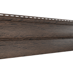 САЙДИНГ БЛОК-ХАУС ДУБ МОРЕНЫЙ 3050х230мм ТИМБЕР-БЛОК Ю-ПЛАСТ