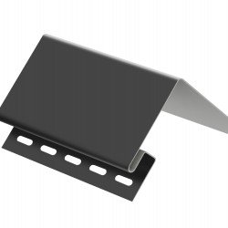 ОКОЛООКОННАЯ ПЛАНКА 138мм ГРАФИТОВАЯ 3,05м ДЛЯ САЙДИНГА Ю-ПЛАСТ