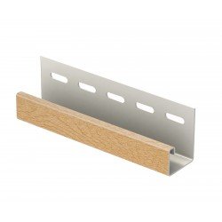 J-ПЛАНКА ДУБ МЕДОВЫЙ 3,05м ДЛЯ ФАСАДНЫХ ПАНЕЛЕЙ ХОКЛА S-LOCK Ю-ПЛАСТ