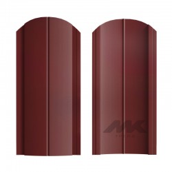 ШТАКЕТНИК ЕВРОПЛАНКА 130мм ТЕМНО-ВИШНЕВЫЙ ДВУСТОРОННИЙ ГЛЯНЦЕВЫЙ МК-ТРЕЙД