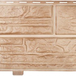 ФАСАДНАЯ ПАНЕЛЬ СЛАНЦЕВАЯ ПОРОДА БЕЖЕВАЯ 3020х235мм АЛЬТА-ПРОФИЛЬ