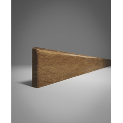 ПЛИНТУС НАПОЛЬНЫЙ ИЗ ВСПЕНЕННОГО ПВХ ДУБ ТЕМНЫЙ 217 2200х80мм COMFORT