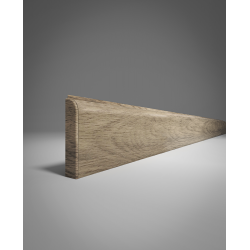 ПЛИНТУС НАПОЛЬНЫЙ ИЗ ВСПЕНЕННОГО ПВХ ДУБ КАПУЧИНО 219 2200х80мм COMFORT
