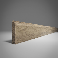 ПЛИНТУС НАПОЛЬНЫЙ ИЗ ВСПЕНЕННОГО ПВХ ДУБ КАПУЧИНО 219 2200х80мм COMFORT