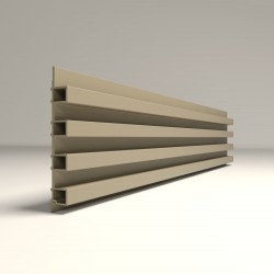 СТЕНОВАЯ РЕЕЧНАЯ ПАНЕЛЬ КАПУЧИНО 2950х173мм 3D-PROF L (COMFORT)