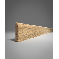 ПЛИНТУС НАПОЛЬНЫЙ ИЗ ВСПЕНЕННОГО ПВХ ДУБ ЛАТТЕ 270 2200х80мм COMFORT