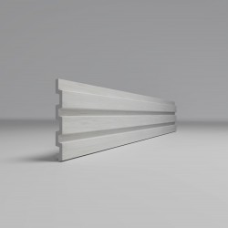 СТЕНОВАЯ РЕЕЧНАЯ ПАНЕЛЬ ДУБ АЙСБЕРГ 2950х120мм 3D-PROF M (COMFORT)