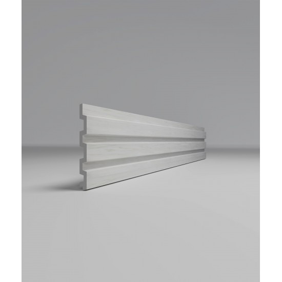 СТЕНОВАЯ РЕЕЧНАЯ ПАНЕЛЬ ДУБ АЙСБЕРГ 2950х120мм 3D-PROF M (COMFORT)