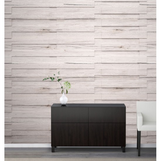 ПАНЕЛЬ МДФ ДУБ САНРЕМО БЕЛЫЙ 3D Комплект Досок (STELLA)