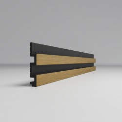 СТЕНОВАЯ РЕЕЧНАЯ ПАНЕЛЬ ДУБ ИМПЕРСКИЙ 2950х122мм 3D-PROF XL (COMFORT)