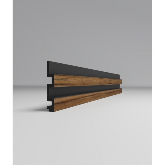 СТЕНОВАЯ РЕЕЧНАЯ ПАНЕЛЬ ДУБ ЕВРОПЕЙСКИЙ 2950х122мм 3D-PROF XL (COMFORT)