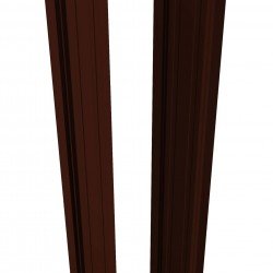 ШТАКЕТНИК "П-ОБРАЗНЫЙ" 111мм МАТОВЫЙ ОДНОСТОРОННИЙ