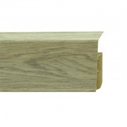 ПЛИНТУС НАПОЛЬНЫЙ ПЛАСТИКОВЫЙ ДУБ БУЛАНЫЙ 304 2200х80мм WINART