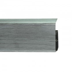 ПЛИНТУС НАПОЛЬНЫЙ ПЛАСТИКОВЫЙ СЕРЕБРИСТЫЙ ЖЕМЧУГ 333 2200х80мм WINART