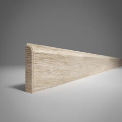 ПЛИНТУС НАПОЛЬНЫЙ ИЗ ВСПЕНЕННОГО ПВХ АКАЦИЯ 424 2200х80мм COMFORT