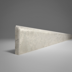 ПЛИНТУС НАПОЛЬНЫЙ ИЗ ВСПЕНЕННОГО ПВХ ЛОФТ СВЕТЛО-СЕРЫЙ 438 2200х80мм COMFORT