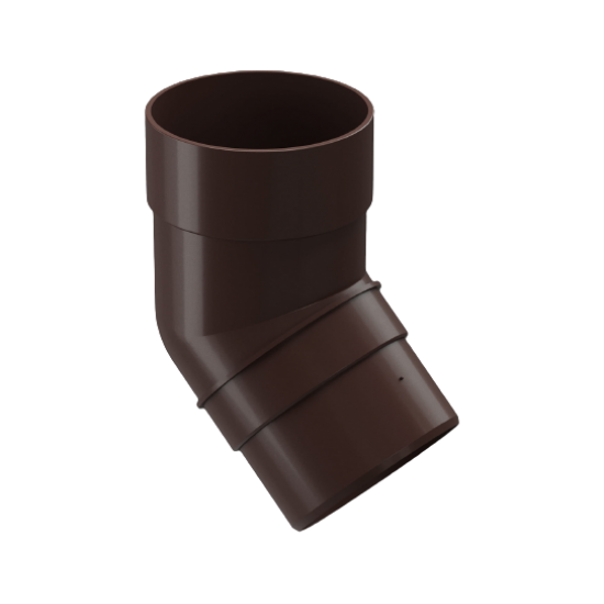 КОЛЕНО ТРУБЫ 45гр ПВХ D85 (DÖCKE PREMIUM)