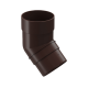 КОЛЕНО ТРУБЫ 45гр ПВХ D85 (DÖCKE PREMIUM)