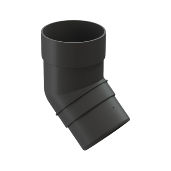 КОЛЕНО ТРУБЫ 45гр ПВХ D85 (DÖCKE PREMIUM)