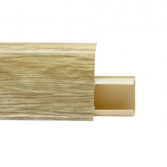 ПЛИНТУС НАПОЛЬНЫЙ ПЛАСТИКОВЫЙ МУССОН 516 2200х55мм WINART