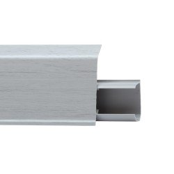 ПЛИНТУС НАПОЛЬНЫЙ ПЛАСТИКОВЫЙ ДУБ ПЛАВЫЙ 517 2200х55мм WINART