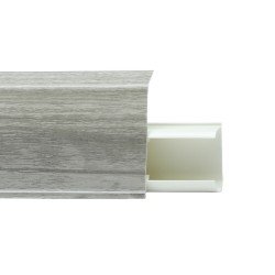 ПЛИНТУС НАПОЛЬНЫЙ ПЛАСТИКОВЫЙ ДУБ ШОГУН 533 2200х55мм WINART