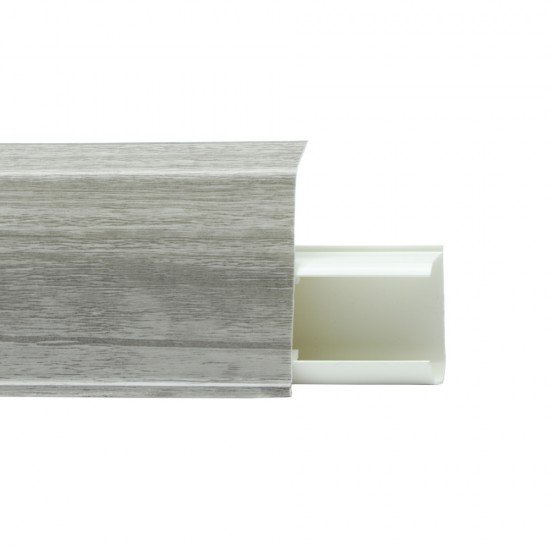 ПЛИНТУС НАПОЛЬНЫЙ ПЛАСТИКОВЫЙ ДУБ ШОГУН 533 2200х55мм WINART