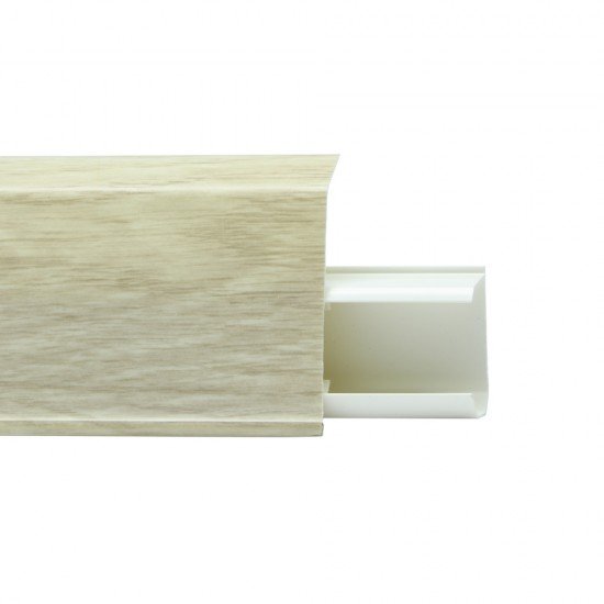 ПЛИНТУС НАПОЛЬНЫЙ ПЛАСТИКОВЫЙ ДУБ МОНГОЛЬСКИЙ 563 2200х55мм WINART