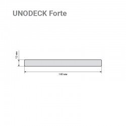 ЗАБОРНАЯ ДОСКА ДПК UNODECK PATIO ВЕНГЕ 4,0х0,14м (RUSDECKING)