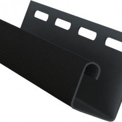 J Профиль ЧЕРНЫЙ для сайдинга GrandLine 3.0м