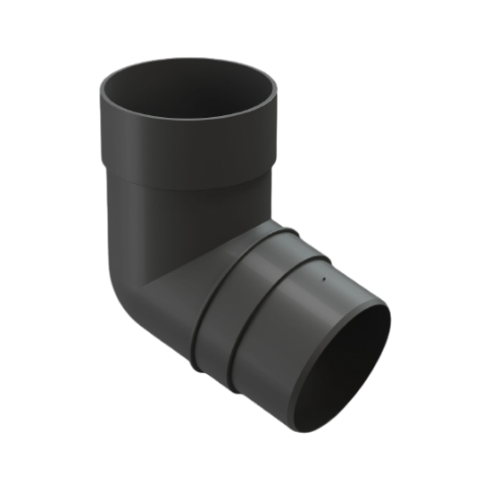 КОЛЕНО ТРУБЫ 72гр ПВХ D85 (DÖCKE PREMIUM)