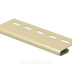 ЗАВЕРШАЮЩАЯ ПЛАНКА КОФЕ С МОЛОКОМ 3,05м ДЛЯ САЙДИНГА Ю-ПЛАСТ