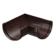 УГОЛ ЖЕЛОБА 90гр ПВХ D120 (DÖCKE PREMIUM)