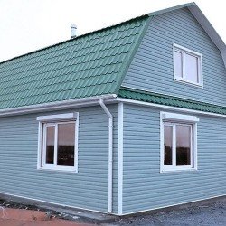 САЙДИНГ КОРАБЕЛЬНЫЙ БРУС ГОЛУБОЙ 3050х230мм Ю-ПЛАСТ