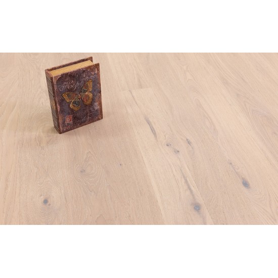 ПАРКЕТНАЯ ДОСКА ДУБ PREMIUM ARTIST WHITE (POLARWOOD)