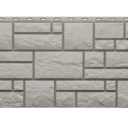 ФАСАДНАЯ ПАНЕЛЬ BURG СЕРЕБРИСТЫЙ PREMIUM 1072х472мм DOCKE