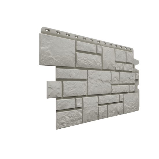 ФАСАДНАЯ ПАНЕЛЬ BURG СЕРЕБРИСТЫЙ PREMIUM 1072х472мм DOCKE