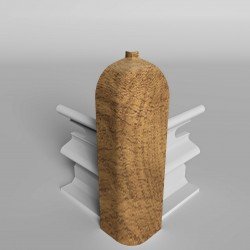 УГОЛ НАРУЖНЫЙ ДУБ ИМПЕРСКИЙ 100 ДЛЯ ПЛИНТУСА COMFORT (флоупак-2шт.)