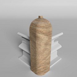 УГОЛ НАРУЖНЫЙ ДУБ МОККА 204 ДЛЯ ПЛИНТУСА COMFORT (флоупак-2шт.)