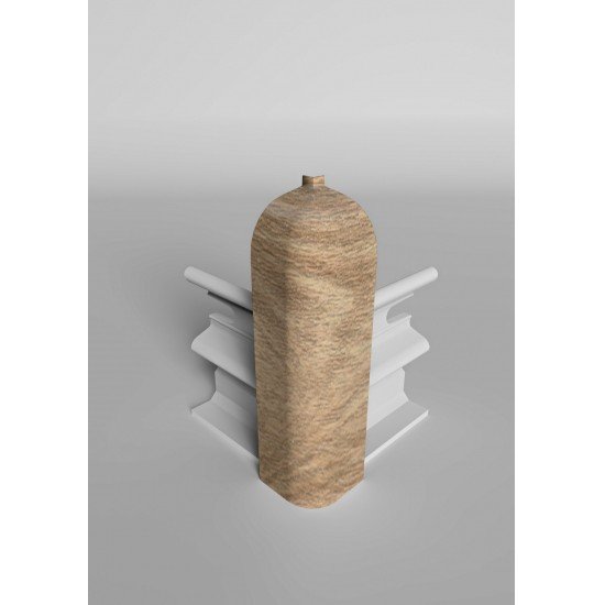 УГОЛ НАРУЖНЫЙ ДУБ МОККА 204 ДЛЯ ПЛИНТУСА COMFORT (флоупак-2шт.)