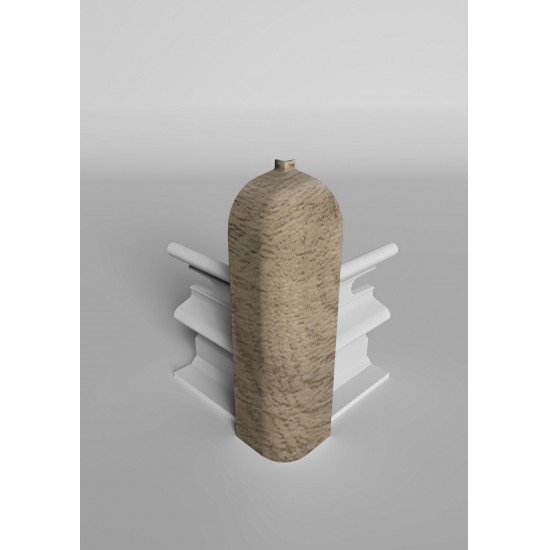 УГОЛ НАРУЖНЫЙ ДУБ КАПУЧИНО 219 ДЛЯ ПЛИНТУСА COMFORT (флоупак-2шт.)