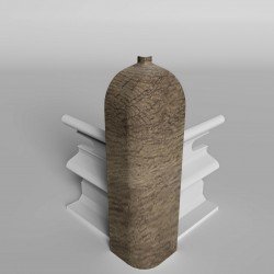 УГОЛ НАРУЖНЫЙ ДУБ РУСТИК 220 ДЛЯ ПЛИНТУСА COMFORT (флоупак-2шт.)